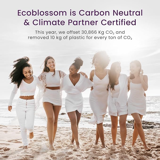 EcoBlossom Reusable Menstrual Cup Set - The Most Reliable Medical Grade Silicone Period Cups - Comfortably use for 12 Hours (2 Large Cups)