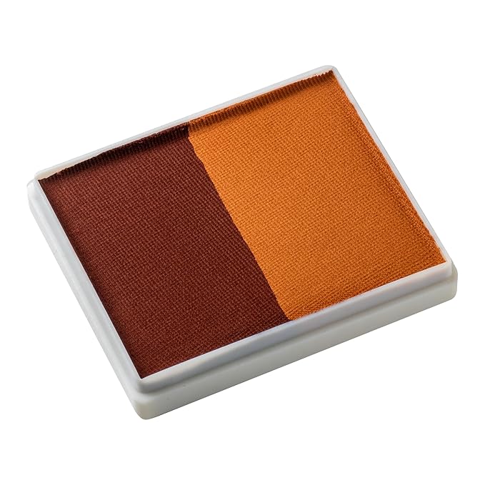 TAG Face and Body Paint - Split Cake 50g (Brown/Mid Brown)