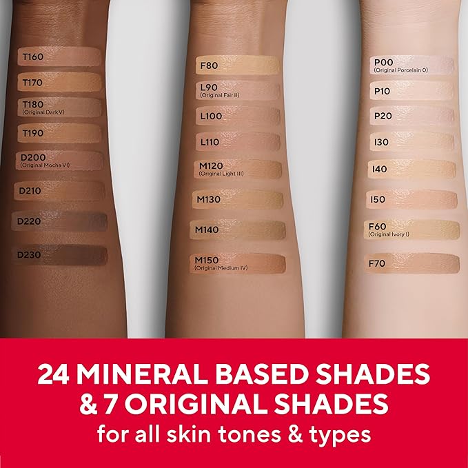 MIRABELLA - Invincible for All HD Liquid Foundation, Moisturizing Face Products for All Skin Types, Full-Coverage Lightweight Foundation Makeup, Moisturizing & Hydrating Beauty Care, Light L90