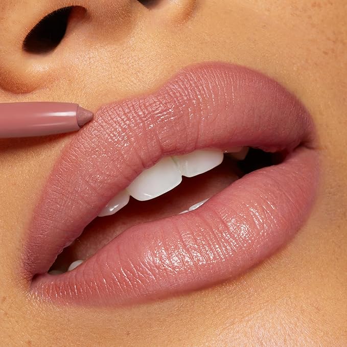 ColourPop So Juicy Plumping Lip Gloss Balm Vacay Mode (0.07 oz) + So Juicy Plumping Lip Liner Westwood (0.01 oz), Peptide & Ceramide Lip Set for Shine, Shape & Hydration