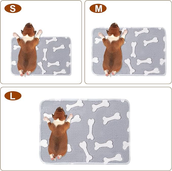 1 Pack 3 Blankets for Dog Puppy Cat (Small 23x16'', Star, Bone, Love) | Super Soft Fluffy Premium Fleece Pet Blanket Flannel Paw Printed Throw