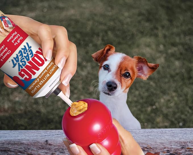 KONG Easy Treat Peanut Butter Dog Paste 3-Pack – Mess-Free Stuffing Treat