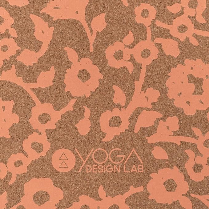 YOGA DESIGN LAB | The Cork Yoga Mat | Eco Luxury | Ideal for Hot Yoga, Power, Bikram, Ashtanga, Sweaty Workouts | Studio Quality | Includes Carrying Strap!