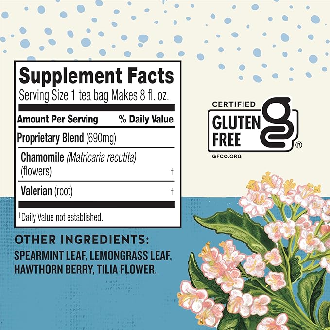 Celestial Seasonings Sleepytime Extra Herbal Tea, Promotes Relaxation, 20 Count (Pack of 6)