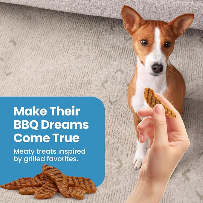 Blue Buffalo Nudges Grillers Chicken Dog Treats, 16 oz | Real Chicken First, Oven-Dried, Easy to Tear, For All Breed Sizes, No Artificial Preservatives