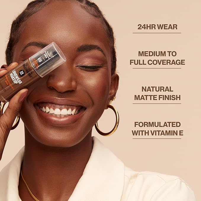 Revlon Liquid Foundation, ColorStay Face Makeup for Combination & Oily Skin, SPF 15, Medium-Full Coverage with Matte Finish, Espresso (610), 1.0 oz