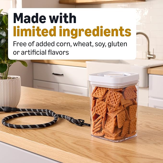 Amazon Basics Dog Treats Chicken and Waffle Bites 6oz (Previously Wag)