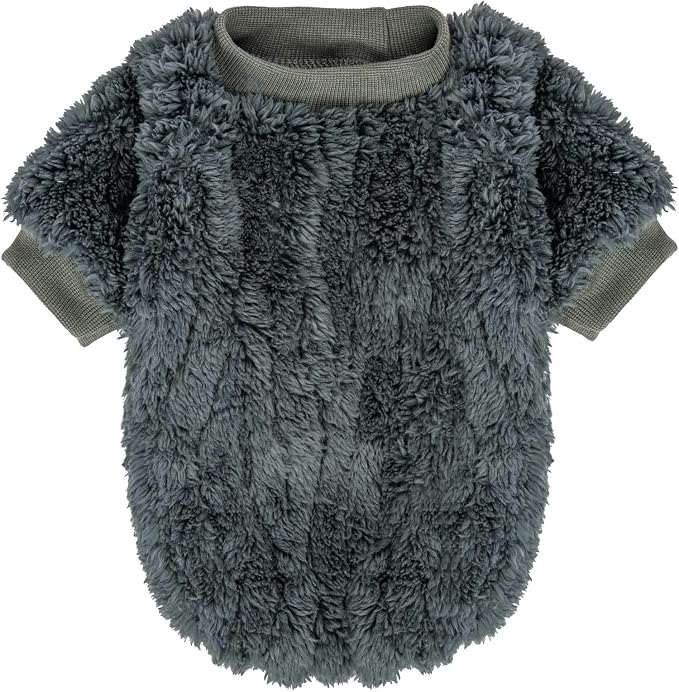 FabriCastle Dog Sweater, 3-Pack Dog Clothes & Coat, Pet Jacket for XS Small Dogs Boy or Girl, Soft and Warm Cat Sweaters Doggy Apparel Costumes Christmas (Dark Teal,Army Green,Dark Grey, X-Small)