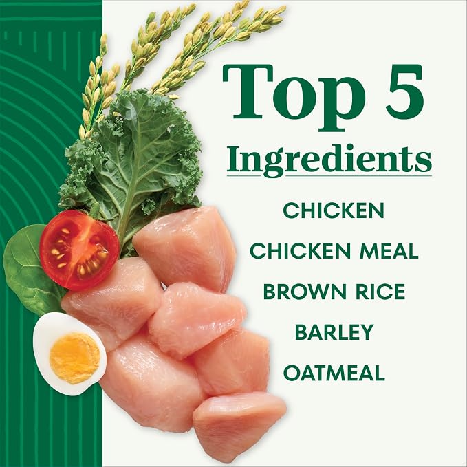 Nutro Natural Choice Large Breed Adult Dry Dog Food, Chicken & Rice, 30 lb | Real chicken #1 ingredient, non-GMO, made in USA, no corn, wheat, soy, supports joints, digestion, immunity, skin & coat