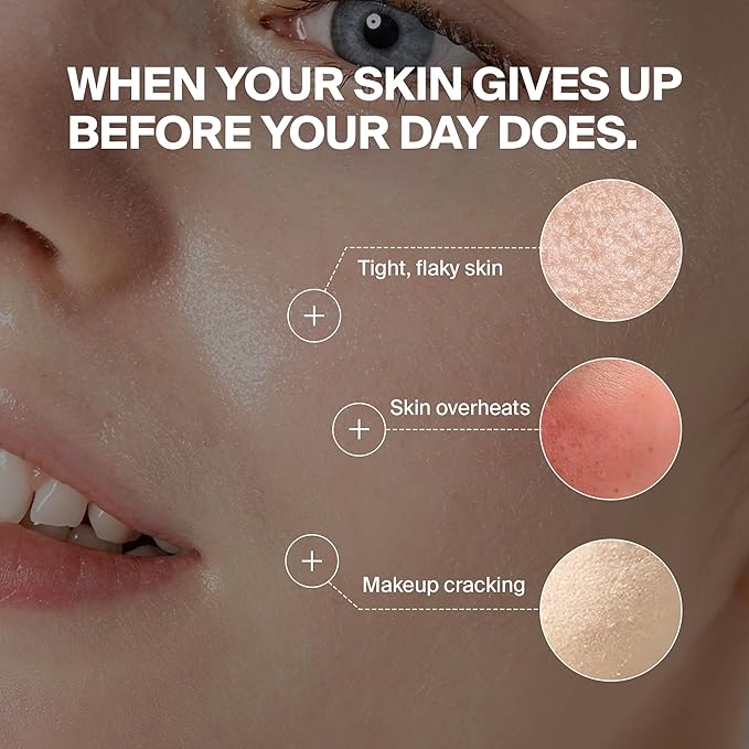 24/7 Colostrum Ampoule Mist (Pink) - Glass skin with Long Hydration, Poreless Smooth Skin, Before & After Makeup, Hyaluronic Acid and Vitamin, For All Skin types, 1.85 fl oz