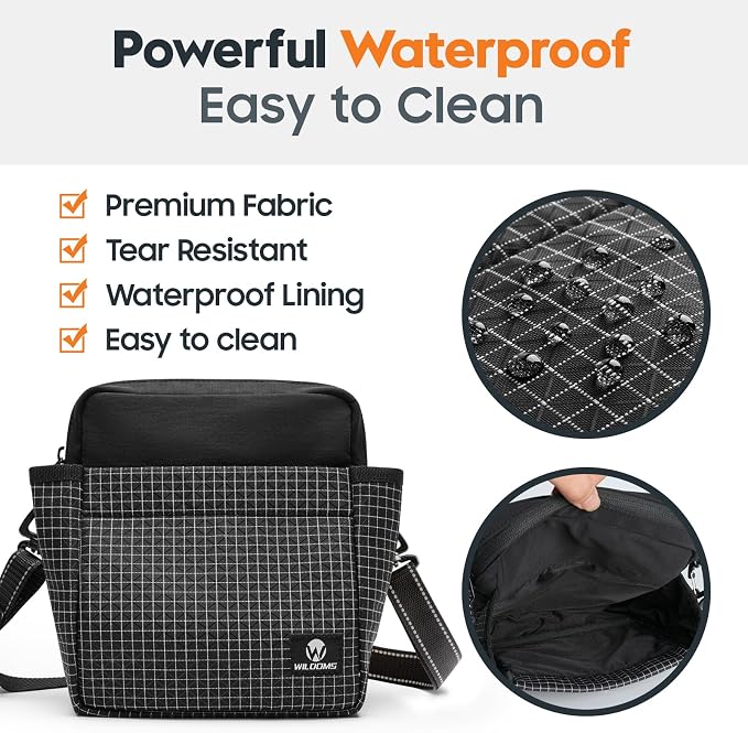 Dog Treat Pouch for Training, Magnetic Dog Walking Bag and Fanny Pack