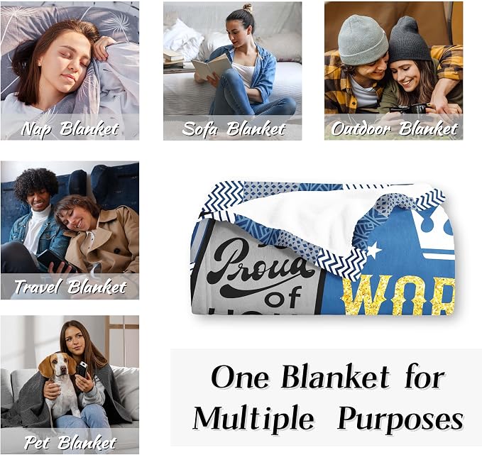 Gifts for Brother, Best Brother Birthday Gifts from Sister Blanket 80"x60", Adult Brother Gift from Sister