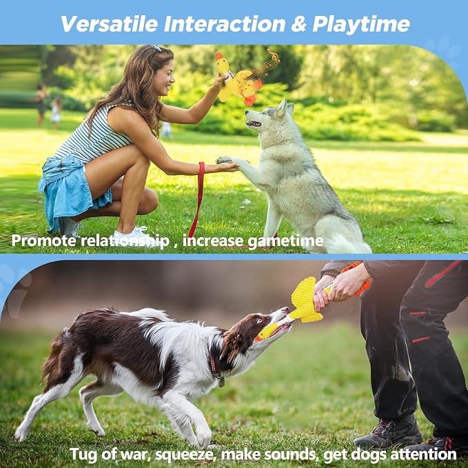 Vitscan Durable Dog Toys for Small Medium Large Dogs Aggressive Chewers