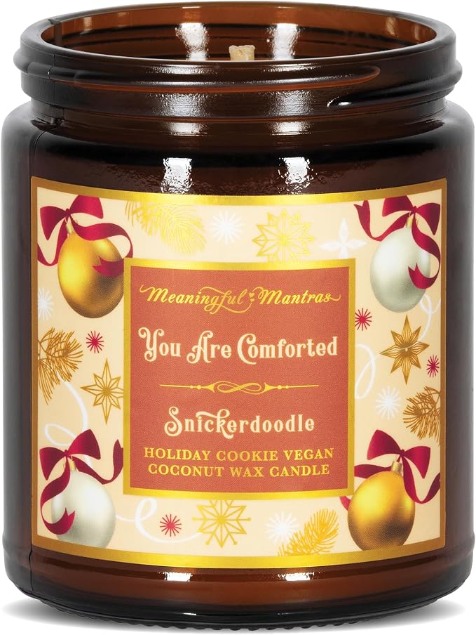 Meaningful Mantras Snickerdoodle Cookie Aromatherapy Fall Candle 8oz