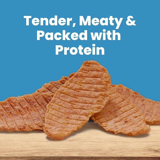 Blue Buffalo Nudges Jerky Cuts Chicken & Duck Dog Treats, 36 oz | Real Chicken & Duck First, Made in the USA, No Corn, Wheat, or Soy