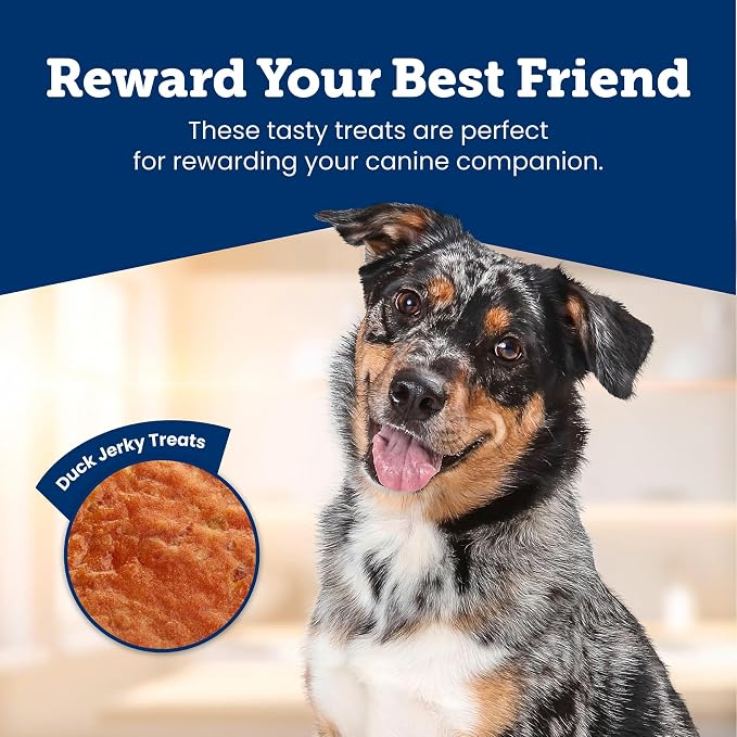 Blue Buffalo True Chews Premium Jerky Cuts Duck Dog Treats, 22 oz | Chicken-Free Recipe, Real Duck First, Made in the USA, No Artificial Preservatives