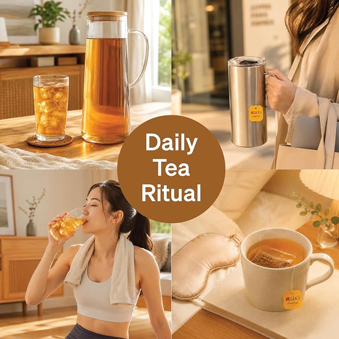 Damtuh Korean Burdock Root Tea – Herbal Wellness & Soothing Drink, Caffeine-Free – 40 Tea Bags (1.5g each)