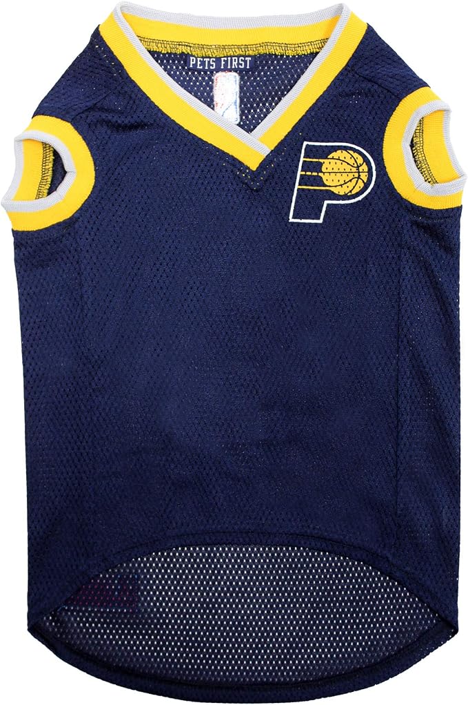 Pets First NBA INDIANA PACERS DOG Jersey, X-Large - Tank Top Basketball Pet Jersey