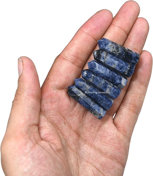 Amazing Gemstone Crystal Points Bulk Healing Crystals & Stones - Premium Single Terminated Healing Wand Point Bulk Crystals for Crafts, Crystal Grid, DIY Work