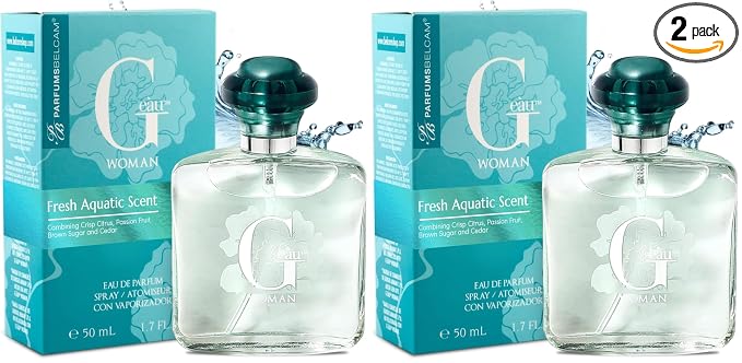 Parfums Belcam G Eau Woman, Our Version of a Designer Eau de Parfum Spray,1.7 Fl Oz (Pack of 2)