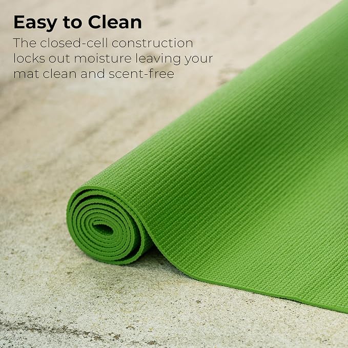 10-Pack Yoga Mat, 68" x 24" Non Slip Exercise Mat, 4mm Thick Gym Mat for Fitness and Stretching, Bulk Non Toxic Yoga Mats for Schools and Studios