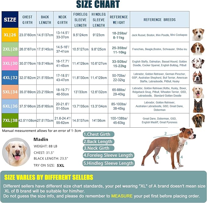 Dog Sun Protection Cooling Suit UPF 50+, Quick-Dry Breathable Jumpsuit for Large & Medium Dogs, Outdoor Dirt-Resistant Shedding Control Pet Apparel (Chartreuse, X-Large)