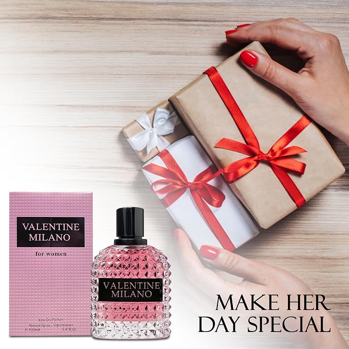 A CENTER Milano Women Perfume 100ml Eau de Parfum Spray for Women with Vanilla,Jasmine&Bergamot Notes Long Lasting Cologne for Daily Use