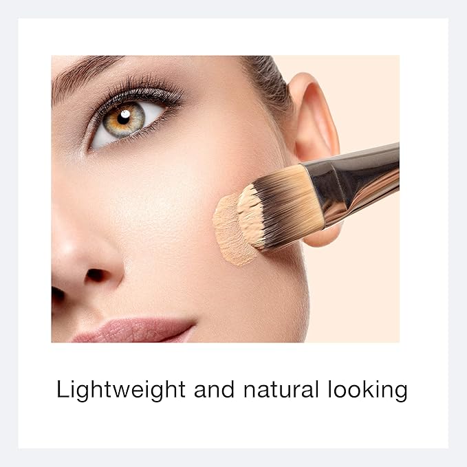 Ecco Bella Liquid Foundation Makeup - Lightweight, Buildable Coverage - Hydrating Foundation - Clean Foundation Makeup, Vegan - Protects & Hydrates Skin - Linen