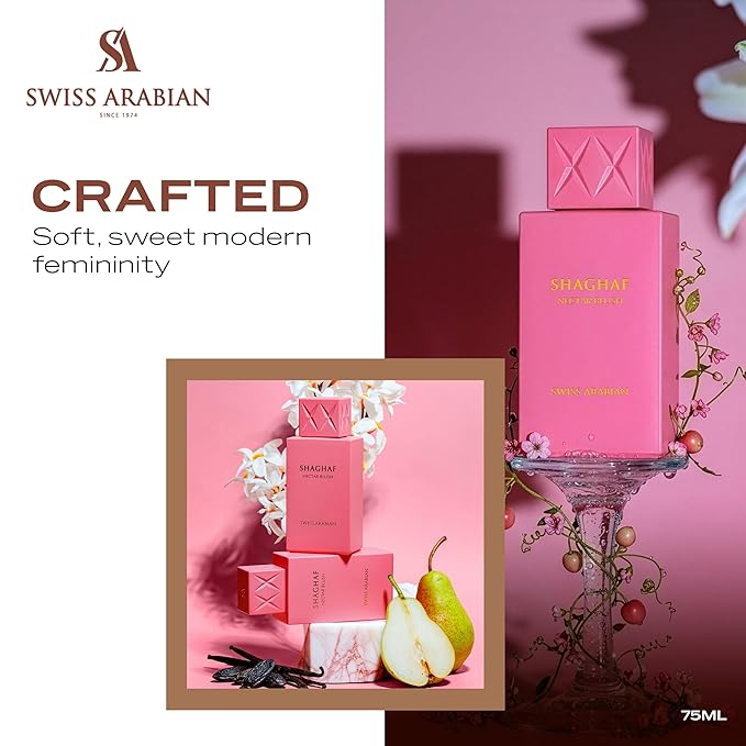 Swiss Arabian Shaghaf Oud Nectar Blush Eau de Parfum 75 ml (Fresh)