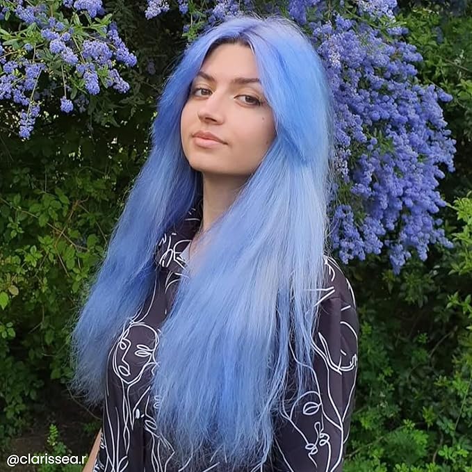 Arctic Fox Semi-Permanent Hair Dye, Vegan & Cruelty-Free, Pastel Blue Periwinkle, Conditioning, Ammonia-Free, For All Hair Types, Long Lasting Color, 4 Fl Oz (Pack of 2)