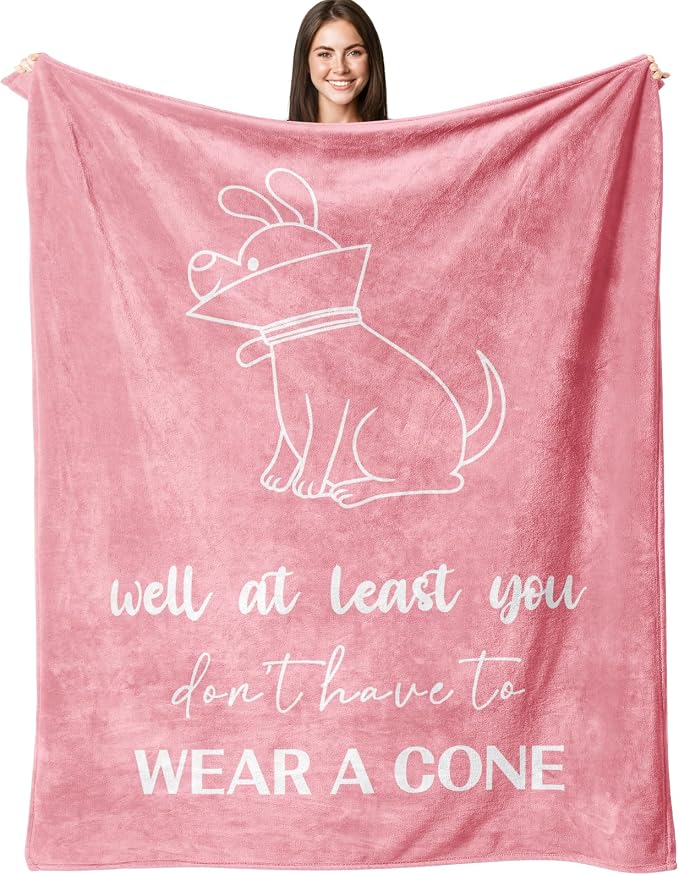 Get Well Gifts for Women, Get Well Soon Gifts for Women After Surgery, Feel Better Gifts, Gift for Recovery After Surgery, Funny GetWell Gifts for Woman/Teenage Girl Throw Blanket 60" x 50"