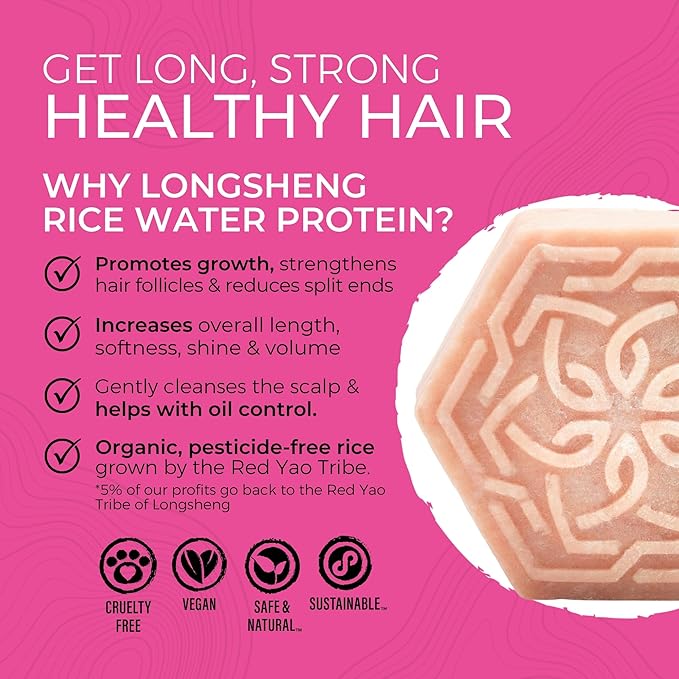 Viori Coconut Advanced Repair Shampoo & Conditioner Bar Set – Longsheng Rice Water & Jojoba Esters – Sulfate-Free, Eco-Friendly, Travel Bars for Dry or Damaged Hair