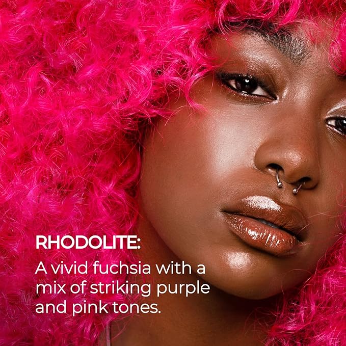 XMONDO Color Rhodolite Depositing Mask & Semi-Permanent Pink Hair Dye | Infused with Bond Booster Technology & Hyaluronic Acid for Nourishment, Revitalization & Repair, Vegan Formula, 8 Fl Oz 1-Pack