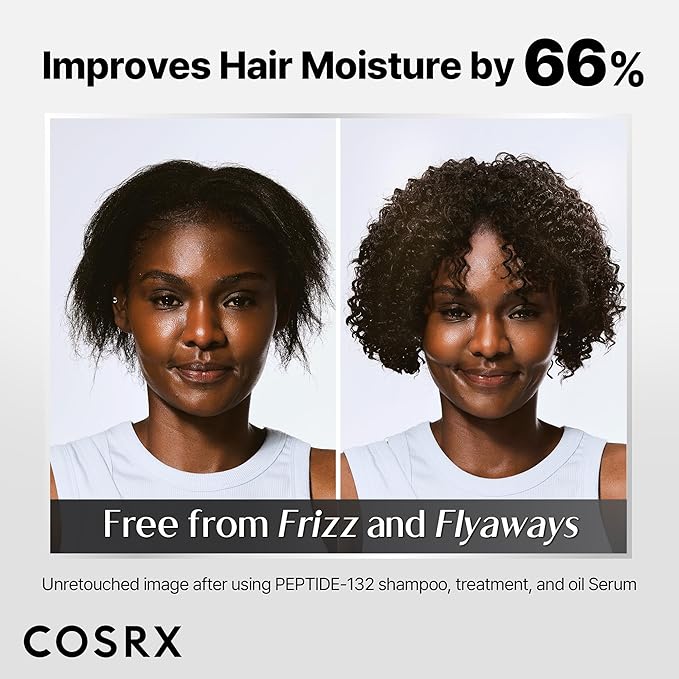 COSRX PEPTIDE 132 Glow Hair Care Set - Bonding Treatment + Bonding Oil Serum