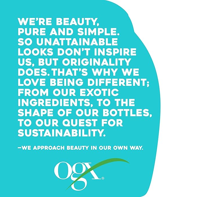 OGX Sensitive + Rose Water & Pink Sea Salt Exfoliating Body Scrub + Rose Quartz,Gentle Exfoliating Daily Body Wash Softens Skin,Body-Scrub for Women,Sulfate-Free Surfactants,19.5 fl oz,(Pack of 4)