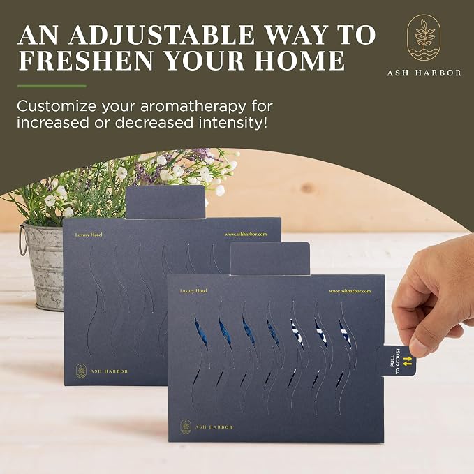 Luxury Hotel Aromatherapy 4 Pack - Filter Fresh Whole Home Air Freshener System - HVAC Vent Freshener for Home AC - House Air Fresheners Smell Good for Office, & More by Ash Harbor