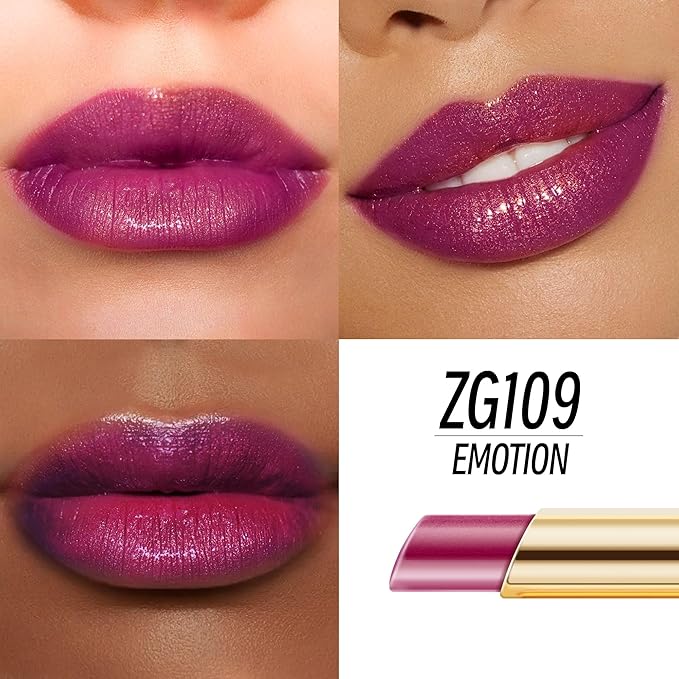 Nude Red Pink Lipstick Set for Women Shimmer Tinted Lip Balm Hydrating Moisturizing Lip Gloss Cruelty Free Lip Makeup, DM107/108/109