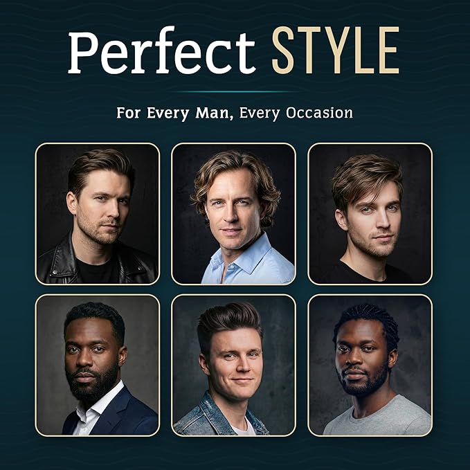 Smooth Viking Hair Paste for Men - Hair Styling Cream with Minimal Shine & Medium Hold Hair Products for Men, Hair Cream for Men, Styling Paste for Textured Messy Hairstyle - Made in USA, 2oz