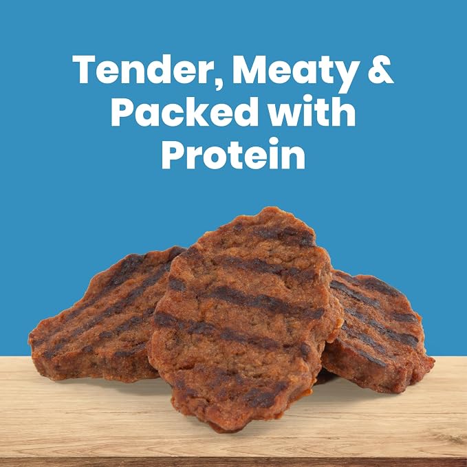 Blue Buffalo Nudges Grillers Beef Dog Treats, 16 oz | Real Beef First, Charred Texture, No Chicken By-Product, Corn, Wheat, or Soy