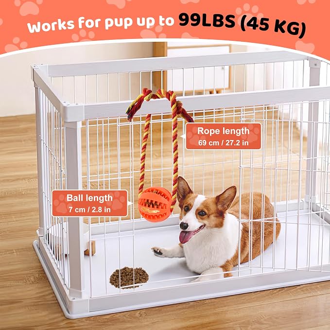 Interactive Dog Toys, Crate Training Aids for Puppies,Orange