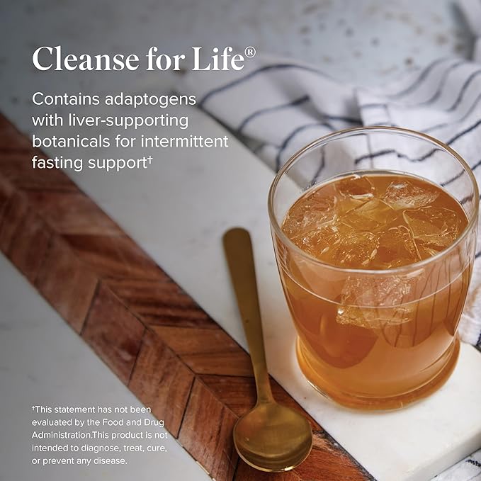 Isagenix Cleanse for Life - Detox System Support with Vitamins & Minerals - Support Healthy Metabolism with Antioxidant Supplement - Gluten & Soy Free Cleanse Drink - Peach Mango, 32 Oz