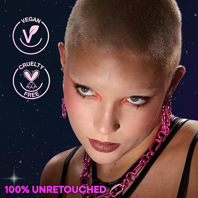 wet n wild Mega Glitter Shimmer Liquid Lipstick, Matte-to-Glitter Finish, Lightweight Formula, Comfortable Wear, Vitamin E-Infused for Nourished Lips, Vegan & Cruelty-Free - Hear Me Out