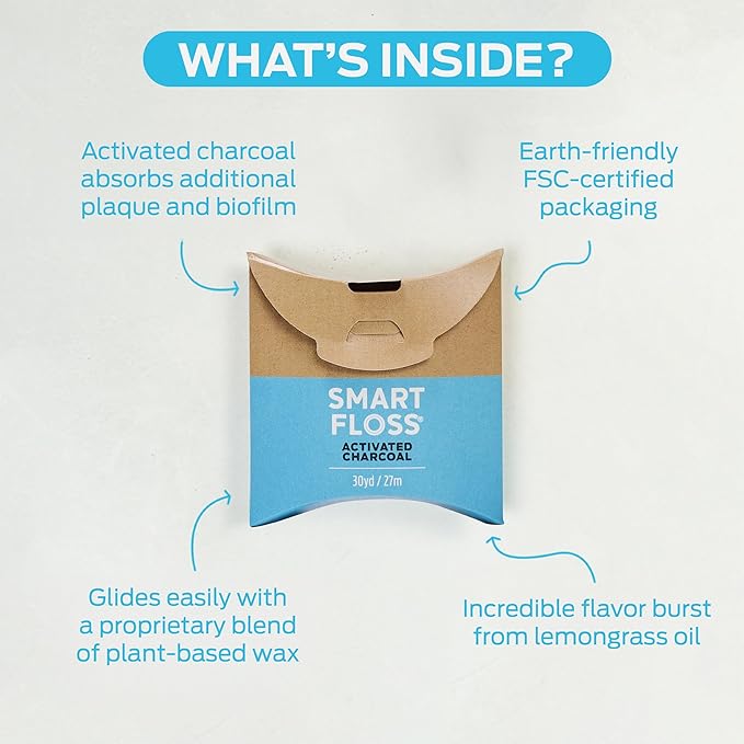 Smart Floss® Activated Charcoal