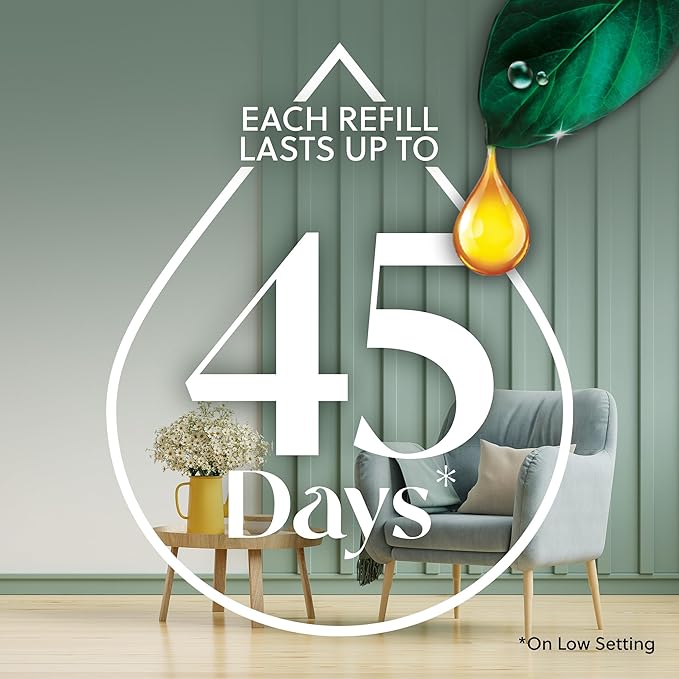 Air Wick Essential Mist Refill, 3 ct, Apple Cinnamon Medley, Essential Oils Diffuser, Air Freshener, Fall scent, Fall decor