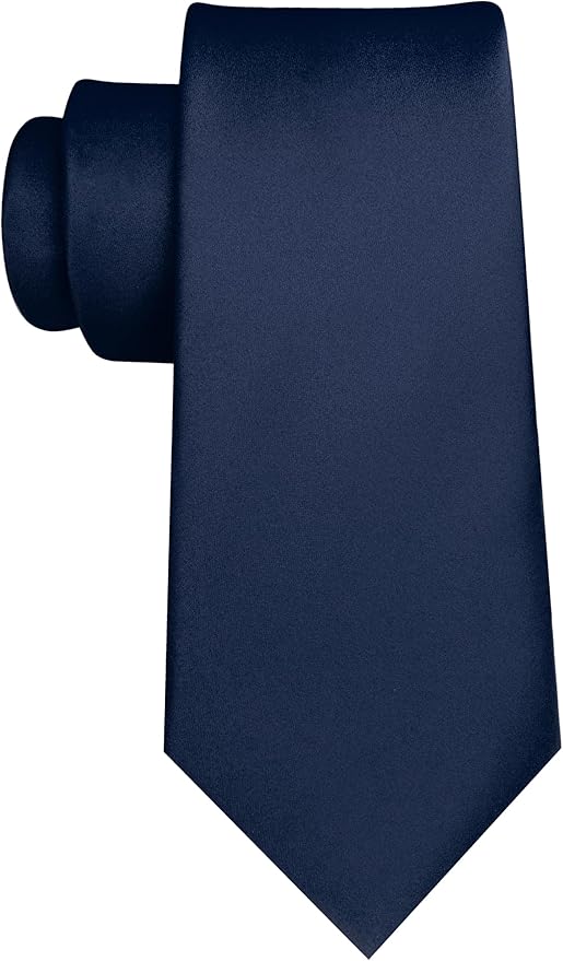 JEMYGINS Solid Color Tie Mens Necktie for Business and Wedding