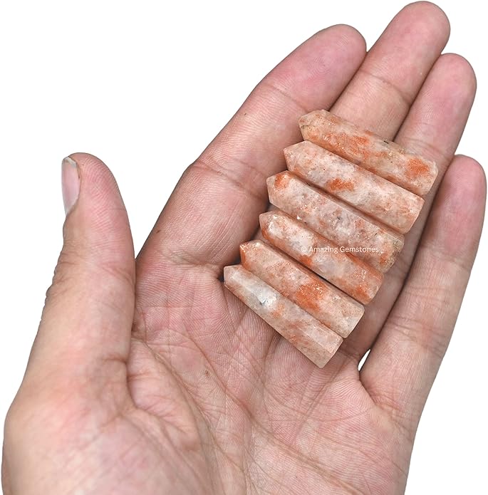 Amazing Gemstone Crystal Points Bulk Healing Crystals & Stones - Premium Single Terminated Healing Wand Point Bulk Crystals for Crafts, Crystal Grid, DIY Work