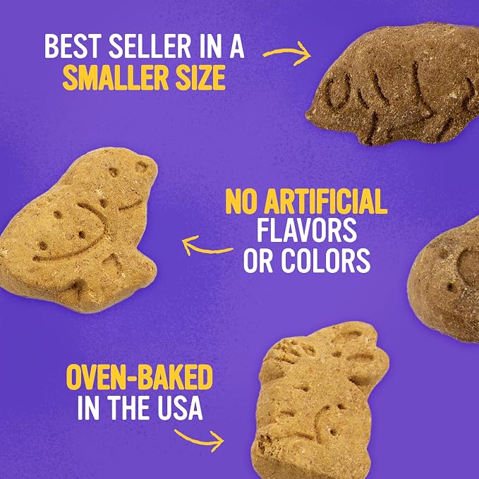 Blue Dog Bakery, More Crunch Assorted Biscuit, Small Dog Treats 5lb Box | Crunchy Oven-Baked Dog Treat Biscuits Bacon Chicken Cheese Peanut Butter, Made with Premium Wholesome Ingredients in the USA