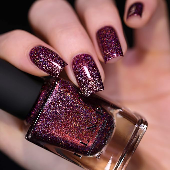 ILNP Broadway - Saturated Wine-Red Ultra Holo Nail Polish