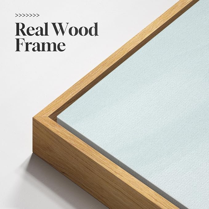 Large Framed Wall Art for Living Room, Horizontal Sage Green Abstract Landscape Pictures Canvas Prints Paintings Artwork for Walls, Modern Minimalist Wall Decor for Bedroom Dining Room Office 30x60 In