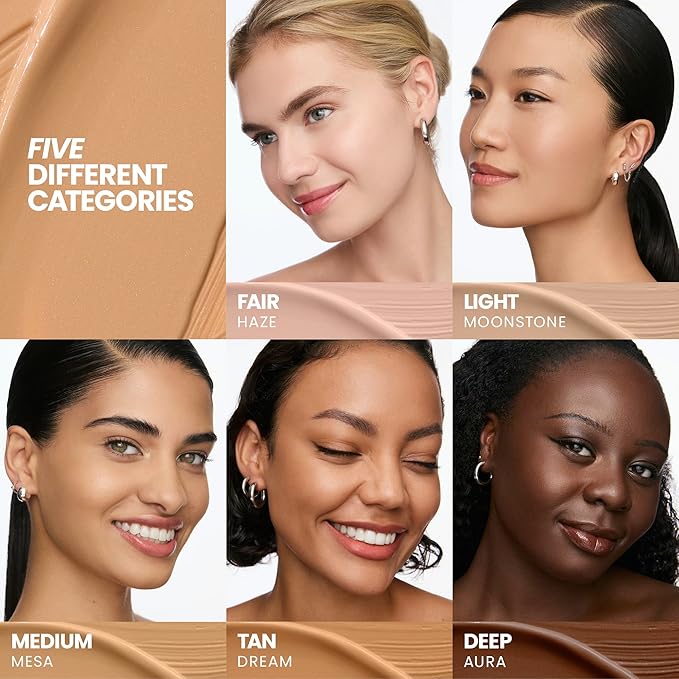 Wonderskin Hyper-Bond Serum Foundation – Waterproof, Transfer-Proof, 24HR Longwear Face Makeup with Niacinamide & Hyaluronic Acid – Lightweight, Natural Finish, Vegan & Cruelty-Free (Aura)